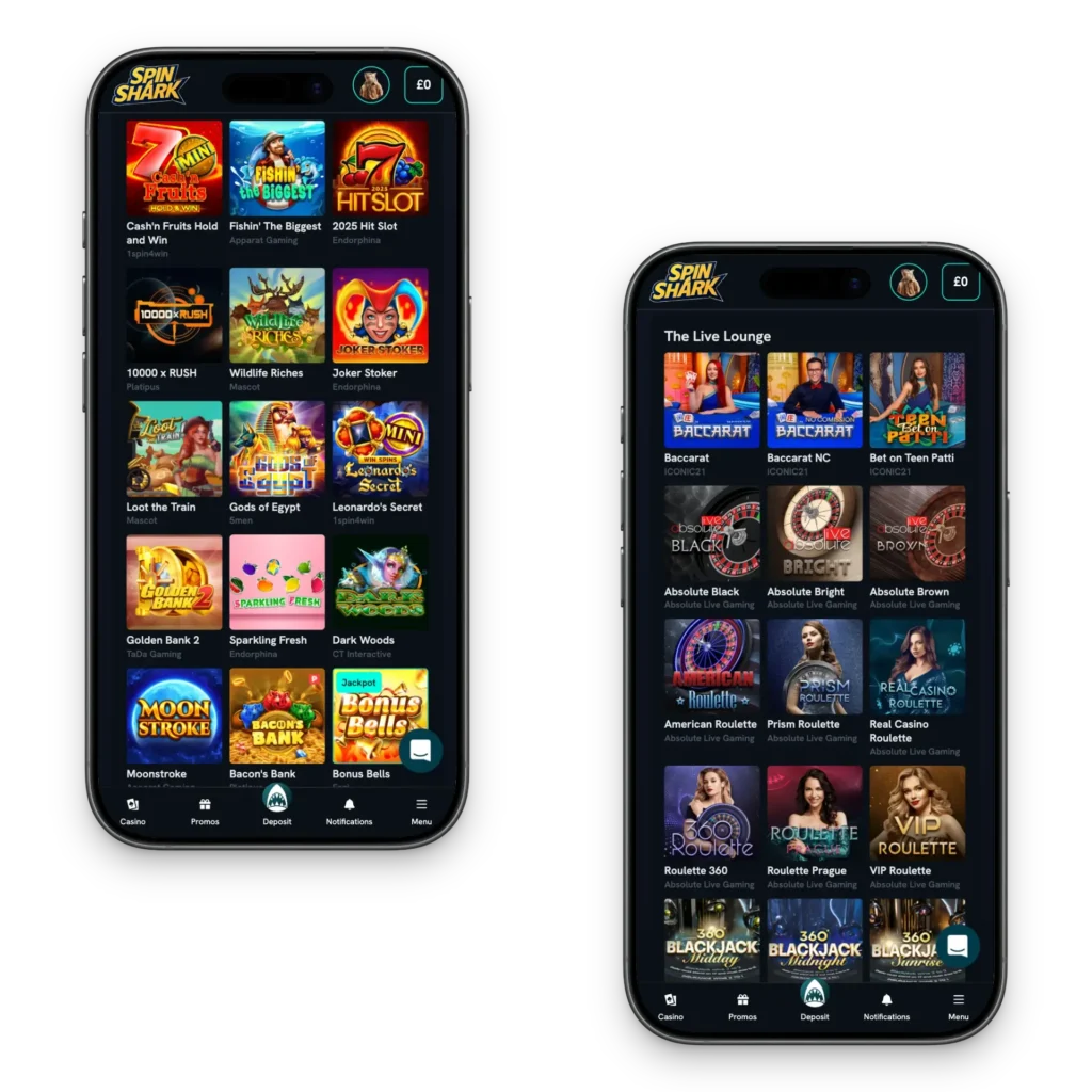 Spin shark App